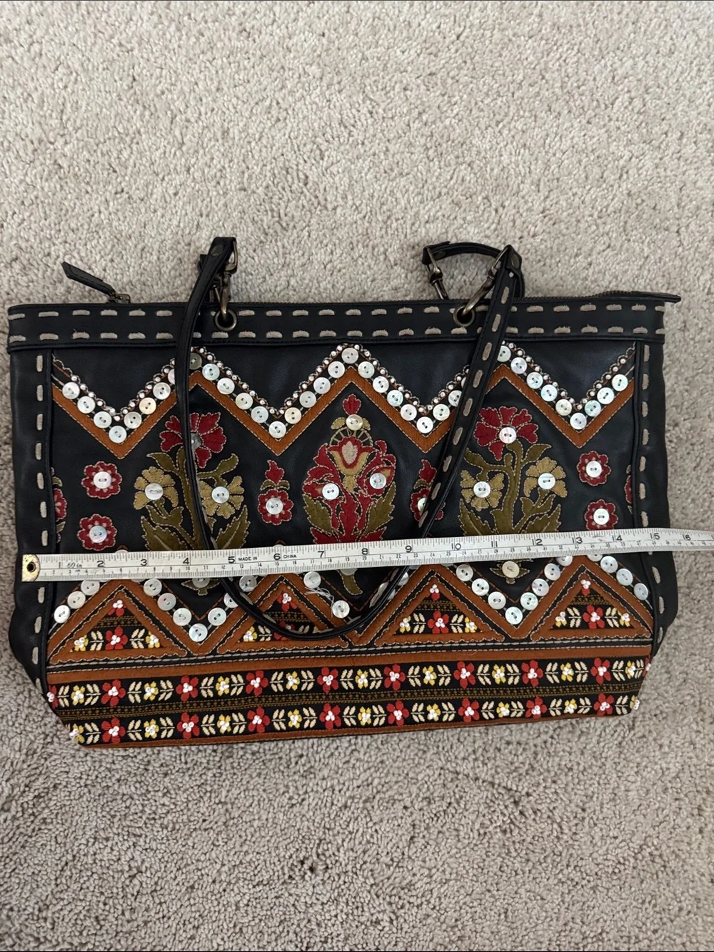 Isabella Fiore embellished leather bag